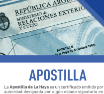 apostilla de la haya santiago del estero
